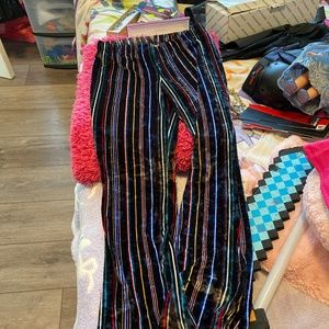 Big girls pull on flare leg pants